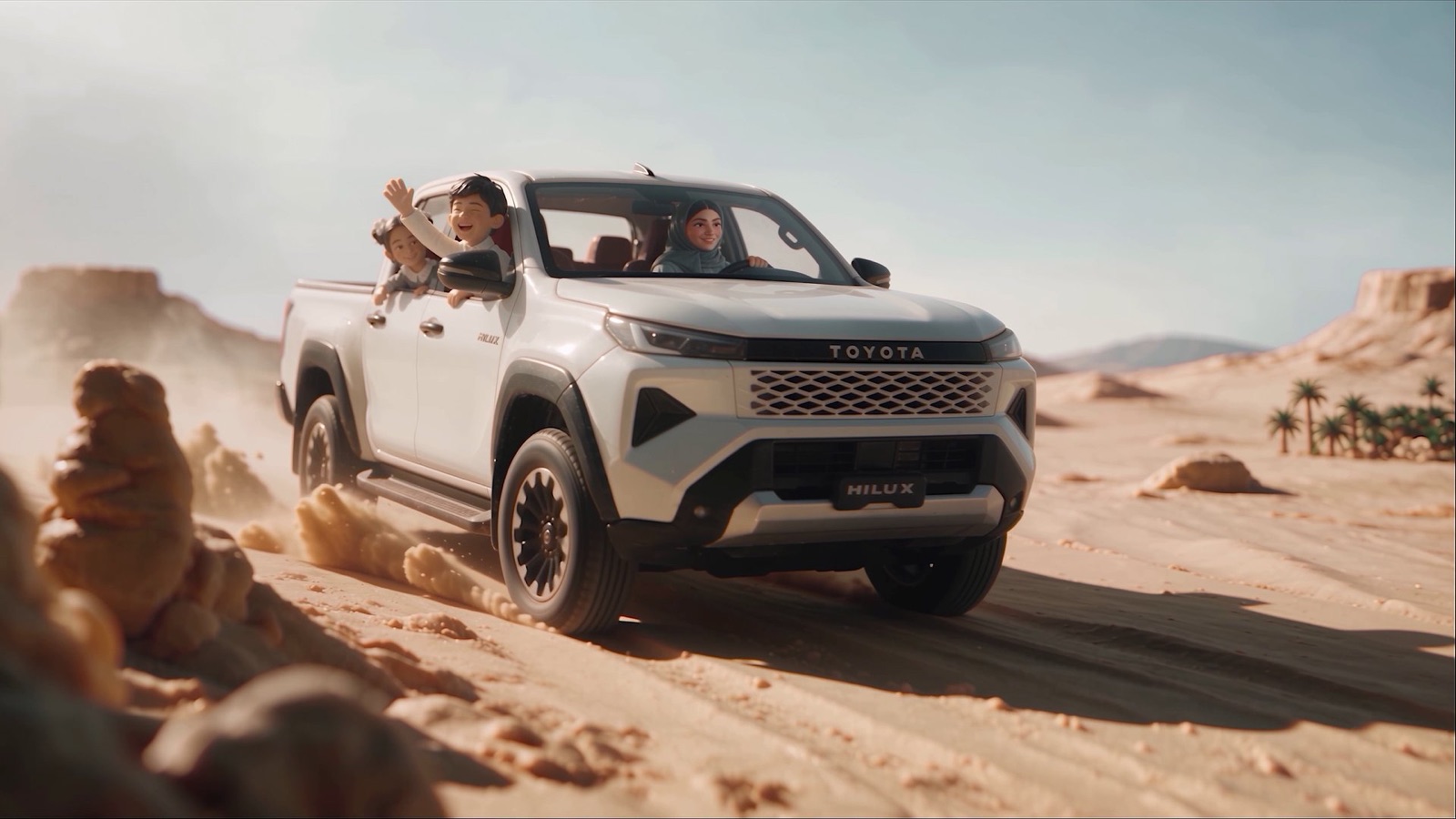 Still from the Toyota and Abdul Latif Jameel Saudi National Day film